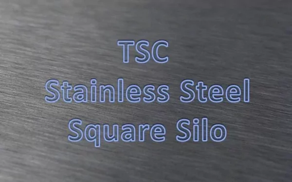 Stainless steel square silos
