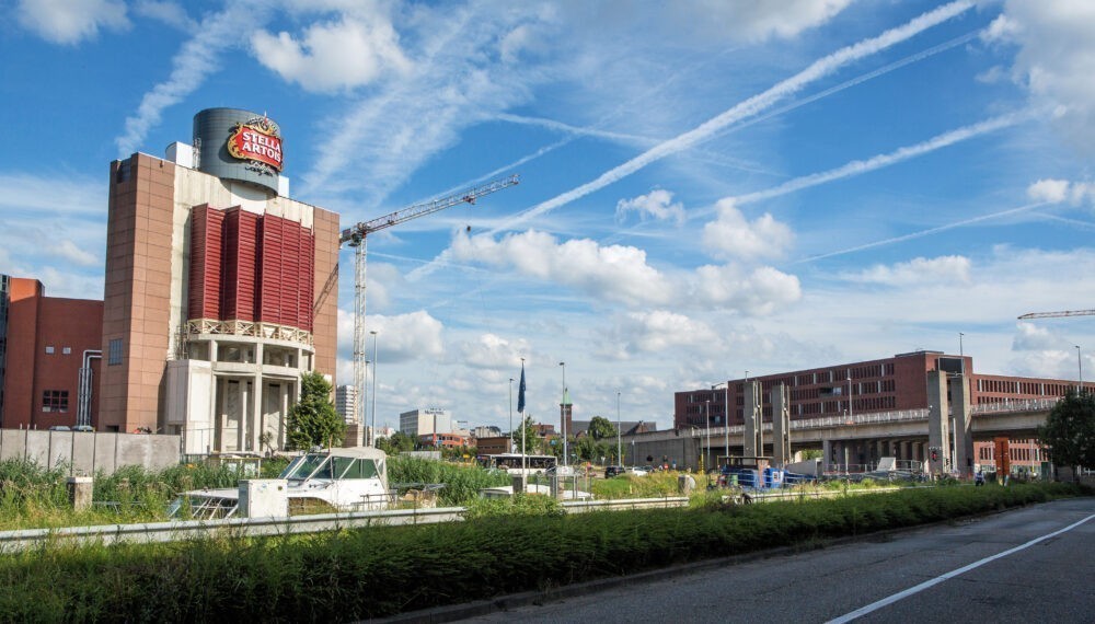 Square silos for Stella Artois brewery