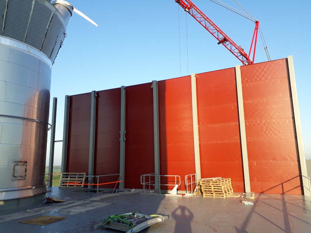 smooth wall panels for square silos