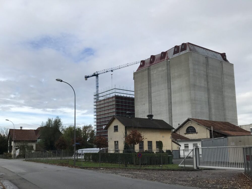 Square silo construction for Lütolf AG