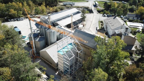 Moulin Céard - France, square silo